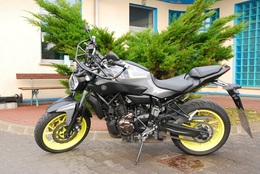 Zdjęcie pojazdu egzaminacyjnego - motocykl Yamaha MT-07
