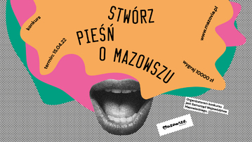Element dekoracyjny - Plakat konkursu Pieśń o Mazowszu